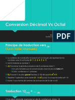 04 - 01 - Conversion Décimal Vs Octal