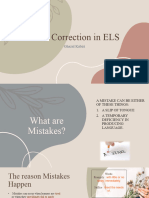 Error Correction in ELS