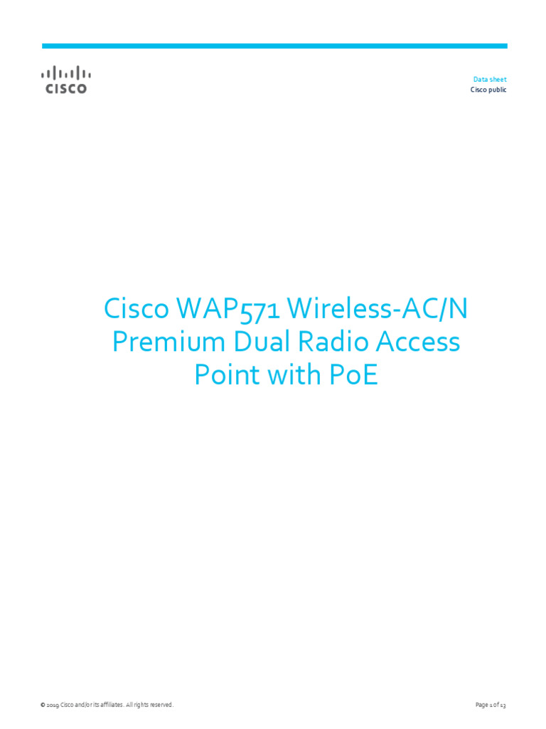 Datasheet c78 736449 | PDF | Wi Fi | Ieee 802.11