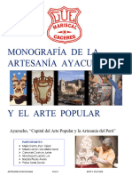 Artesanía Ayacuchana Monografía 22