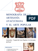 Artesanía Ayacuchana Monografía 1989