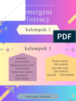 Emergent Literacy - Kelompok 1