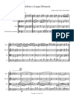 TelÇfono a Larga Distancia - Cuarteto de Metales - Partitura y partes