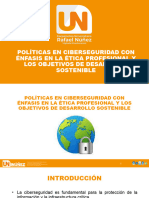 Presentacion Politicas Ciber - Etica - Ods