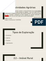 2 - Atividades Agrárias, Imóvel Rural e Função Social Da Propriedade - Aula 4 e 5