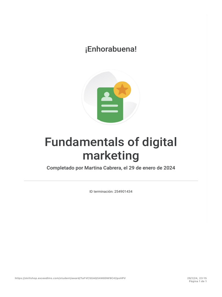 Fundamentos de Marketing Digital Google | PDF | Negocios
