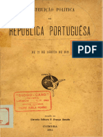 1911 - Constituição Da República Portuguesa