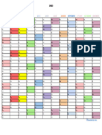 Planificador Anual 2023 Miscalendarios - Com PDF Imprimible A4