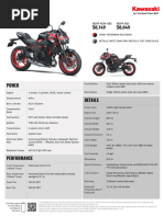 2025 Kawasaki Ninja ZX-4RR Specs | PDF | Horsepower | Anti Lock