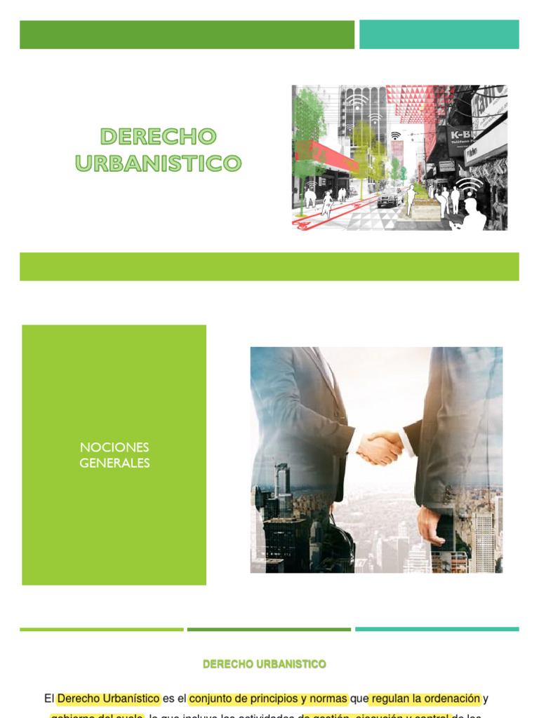 Clase 12. Derecho Urbanistico | PDF | Planificación urbana | Ley de ...
