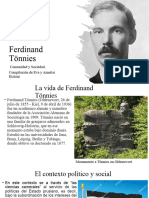 Ferdinand Tönnies Comunidad y Sociedad