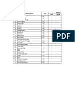 List Peralatan Dan Perkakas TB. KSA