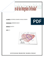 "Aplicaciones de las Integrales Definidas"