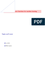 Distance Functions Handout