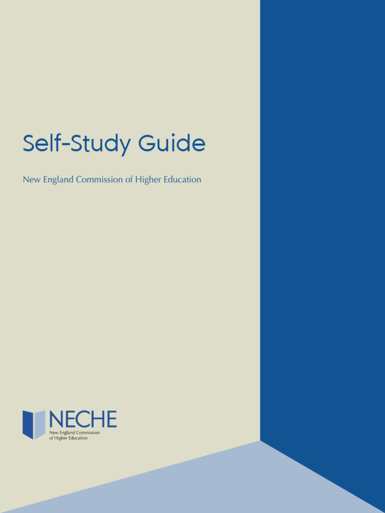 Self-Study Guide for Accreditation | PDF | Evaluation | Institution