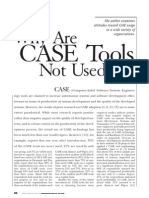 CASE Tools: Why Are Not Used?