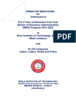 MBA 2021 - Information Brochure - 12 Feb 2021