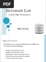 Lab 2 SQL