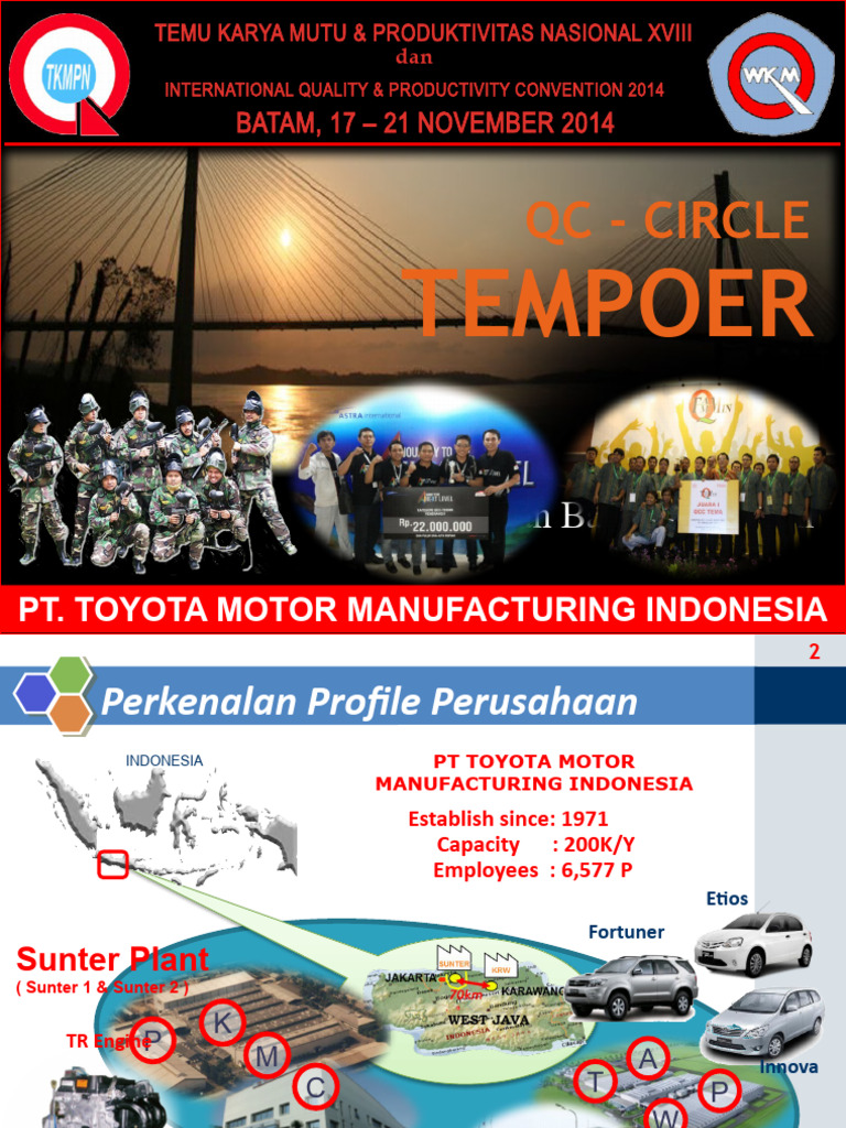 Toyota QCC Productivity Improvement | PDF | Automotive Industry | Motor ...