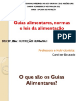 Guias Alimentares, Normas e Leis Da Alimentação