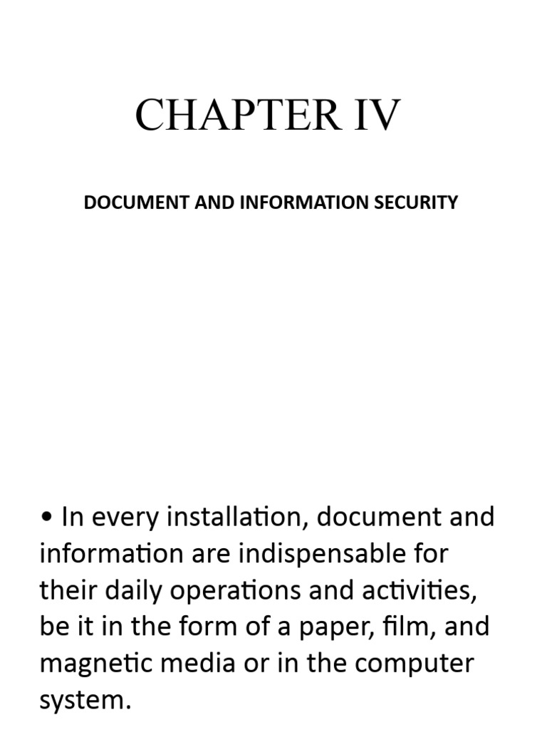 Chapter IV-wps Office Fs1 Ralph | PDF | Trade Secret | Classified ...