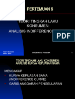 Pertemuan 4 Analisis Kurva Indiferen