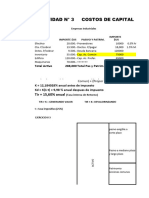 Avance Unidad Nº3 - Costo de Capital - MK