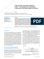 DETERMINATION of The Dynamic Viscosity Coefficient