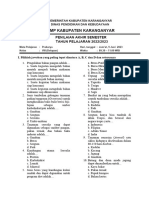 Prakarya Viii Uas 2022-2023