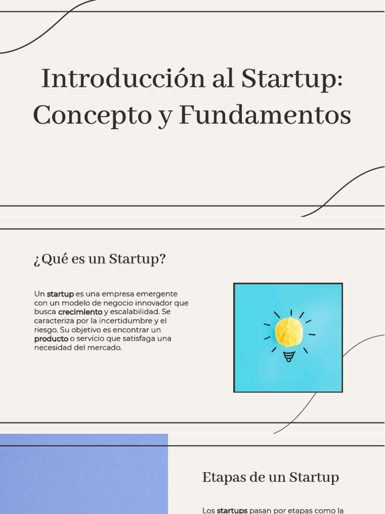 Guía Completa sobre Startups y Estrategias | PDF | Empresa de inicio ...