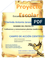 Proyecto Cultivo de Plantas Medicinales