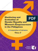 PCW Monitoring Evaluation Gender Equality Women Empowerment Philippines Compendium Indicators Volume II December 2019