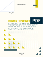 Diretriz Metodologica Estudos de Microcusteio Aplicados A Avaliacoes Economicas em Saude