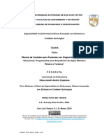 "Manual de Cuidados para Pacientes Con Diagnóstico de Ansiedad