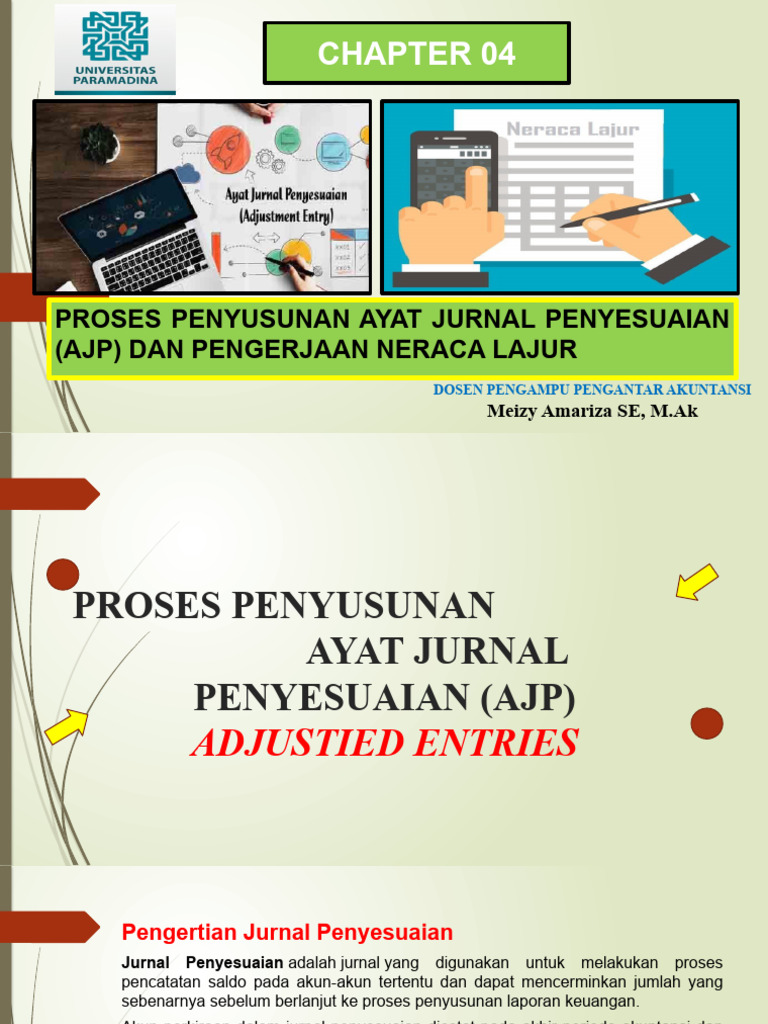 Penyusunan Ayat Jurnal Penyesuaian | PDF