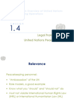 Final Lesson - Legal Framework of UN PKO