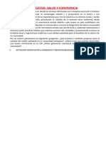 Situación Significativa 1 Salud y Convivencia