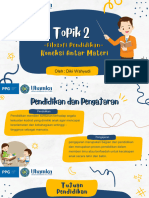 Topik 2 Filosofi Pendidika Koneksi Antar Materi