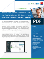 ServiceNow CTI Connector Flyer for Cisco