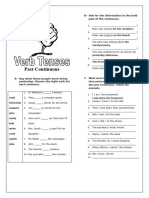 Verb Tenses Past Continuous