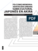 Rivera - La Distopia Como Memoria La Representacion Urbana Del Trauma Cultural Japones en Akira