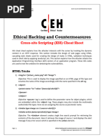 Cross-Site Scripting (XSS) Cheat Sheet