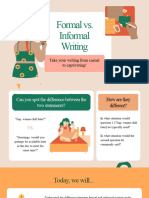 Formal vs. Informal Style of Writing Education 