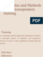 Principles and Methods of Cardiorespiratory Training