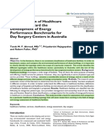 A Classification of Healthcare - Towards Energy Performance