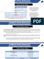 Rutina. Intermedio - Avanzado. Hipertrofia 5 Días Semana Frecuencia II