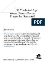 Of Youth and Age