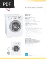 LG WM3431HS Washer-Dryer Combo Brochure