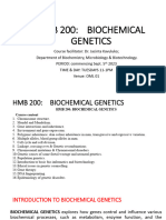 Biochemistry of Genetics