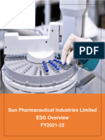 Sun Pharma ESG Overview FY21 22
